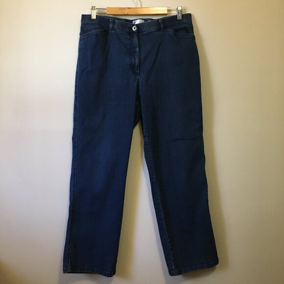 98% Cotton Blue Essential Ankle Jeans - Picture 1 of 9